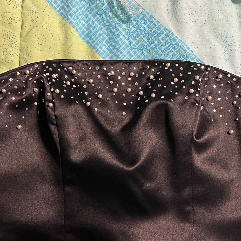 Black David’s Bridal Dress - Picture 4 of 4